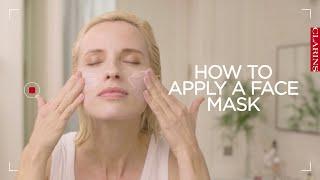 How to apply a face mask | Clarins