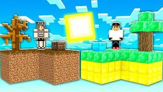 СКАЙБЛОК НУБА ПРОТИВ СКАЙБЛОК ПРО В МАЙНКРАФТ 100% ТРОЛЛИНГ ЛОВУШКА MINECRAFT