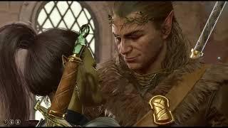 Jaheira reacts to Halsin kissing you. Baldur's Gate 3 - Act 3.