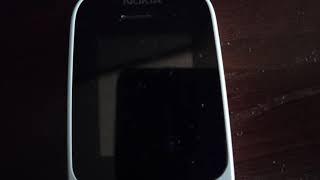 Nokia 105 (2017) startup / shutdown / battery low