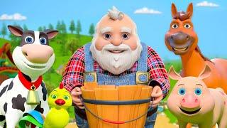 Farm Animal Song - Farmer in the Dell + More Kids Music & Nursery Rhymes