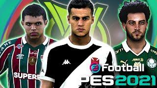 BRASILEIRÃO 100% ATUALIZADO NO PES 2021 | OPTION FILE TEMPORADA 2024 COMPLETO (PS4, PS5 E PC)