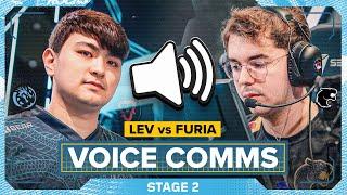 WE MADE IT TO PLAYOFFS | LEV vs. FURIA Voice Comms - Stage 2 | LEV C0M