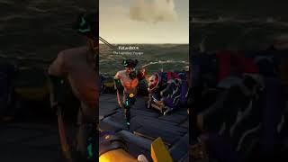 SOT: THEM THROWING KNIVES #seaofthieves #gaming #pvp #seaofthievesclips #xboxseriesx #shorts