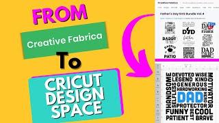 Creative Fabrica To Cricut Design Space | Creative Fabrica For Beginners | Creative Fabrica Tutorial