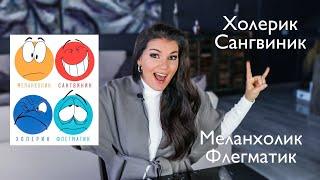 Какой ваш тип темперамента? / Сангвиник, Холерик, Флегматик, Меланхолик / С кем вам будет лучше?