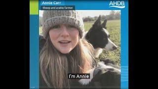 Annie Carr - Shape the Future of AHDB