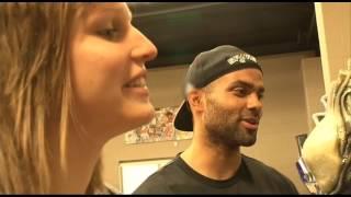 Dans l'intimité de Tony Parker : La star reçoit 8 fans chez lui