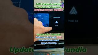 Fix  Apple CarPlay & Android Auto Full Screen with Software Update! Hyundai Kia