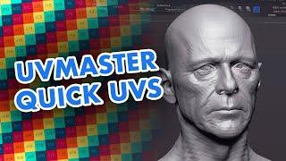 Quick UVs with UV Master in ZBrush