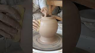 Adding a belly to this big boy #pottery #potterywheel #ceramics