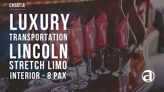 Luxury Transportation | Lincoln Stretch Limo |  Interior - 8 pax | Limousine | antropoti concierge