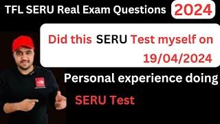 SERU Real 2024 Exam Questions | TFL SERU assessment 2024, SERU assessment mock test2 ,sa pco seru