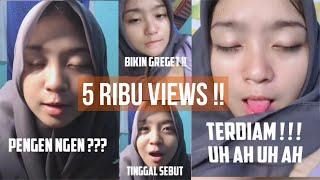 LIVE HIJAB CANTIK MENDESAH - NGOBROL ASIK SAMBIL NYEMIL DAN GOYANG ??? PEMERSATU INDONESIA !!