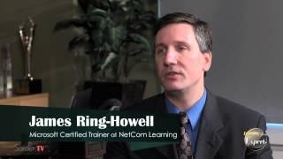 About James Ring-Howell, Microsoft certified trainer at NetCom Learning