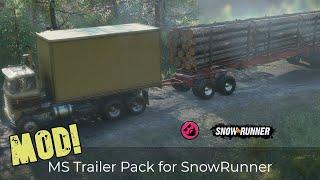 MS Trailer Pack for SnowRunner / SnowRunner / Mod / xbox / Playstation / PC