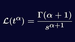 Differential Equations | The Laplace transform and the gamma function.