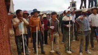 Tibetan Roof Building Ceremony