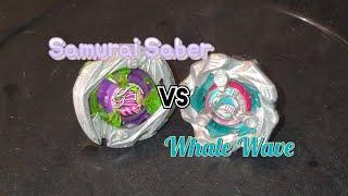 SAMURAI SWIMS!!! | Beyblade X Battle | Samurai Saber 2-70L VS Whale Wave 5-80E [Ages 13+]