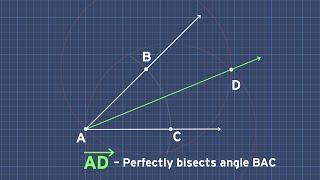 Geometry Constructions: Angle Bisector