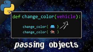 Python objects as arguments ️