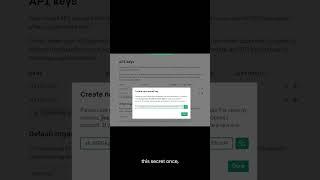 How to get OpenAI API Key #shorts