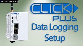 CLICK PLUS PLC: Data logging from AutomationDirect