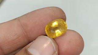 YELLOW SAPPHIRE | HIGH QUALITY POKHRAJ | BANCOCK POKHRAJ