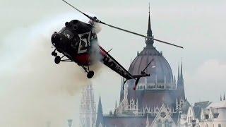 PZL Mi-2 aerobatics from HELIFORCE at Nagy Futam 2016, Budapest