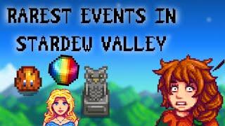 The Rarest Events in Stardew Valley 1.5