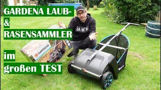 GARDENA LAUB- und RASENSAMMLER im TEST: Ist das die beste Methode um Rasen und Laub aufzusammeln?