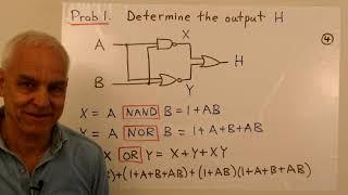 How the Algebra of Boole simplifies circuit analysis (II) | MathFoundations 265 | N J Wildberger