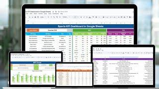 Sports KPI Dashboard in Google Sheets