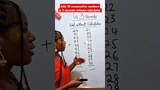 Addition trick that you didn't learn in school. #mathshorts #mathstricks #vedicmaths