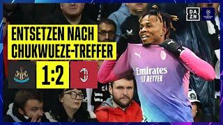 Chukwueze schockt Magpies: Newcastle United - AC Milan | UEFA Champions League | DAZN Highlights