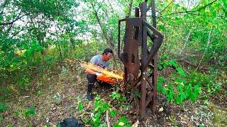 НАШЛИ МЕДНОГО ПОРОСЁНКА, РЕЖУ БАШНЮ В ЛЕСУ... Коп металлолома