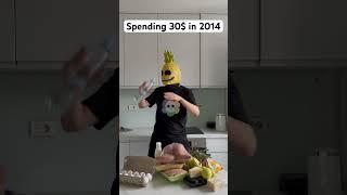 Spending 30$ in 2014 and in 2024