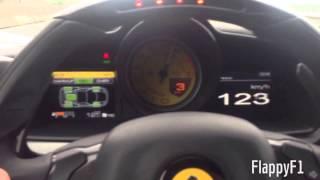 Ferrari 458 Italia - 0-200 km/h Full Acceleration POV Driving!