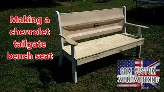 Making a chevrolet tailgate bench seat