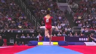 2012 US Olympic Trials Day 2 Aly Raisman Vault