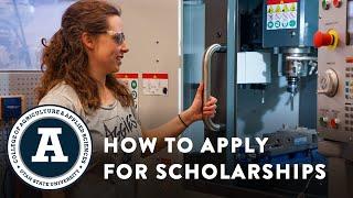 How to Apply For Scholarships - USU College of Agriculture and Applied Sciences