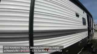 2023 Hideout 38BHDS Destination Trailer Walk Through Stock 10890