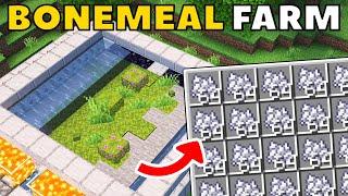 The BEST BONE MEAL Farm in Minecraft 1.21! - Bedrock & Java Edition Tutorial