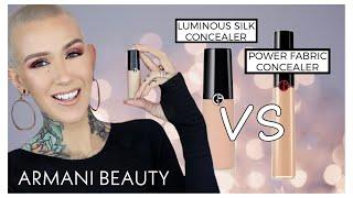 NEW Giorgio Amani Luminous Silk Concealer VS Power Fabric Concealer