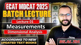 Measurements 01 | Dimensional Analysis | ECAT | MDCAT | BS | Boards