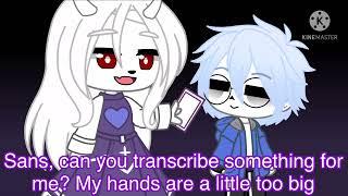 Sans and Toriel being silly  (Requested Reupload) || Undertale Gacha Club