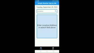 flutter weather app