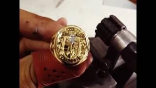 Anéis Artisticos Lord Luxury Imperador "Jorge Uquillas Gravador" Brasão Heraldica