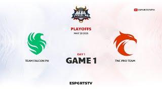 Team Falcons PH vs TNC Pro Team GAME 1 MPL PH S15 | TNC VS FLPH ESPORTSTV