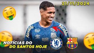 Lateral esquerdo Souza interessa a Barcelona e Chelsea | Notícias do Santos hoje | 21/11/2024